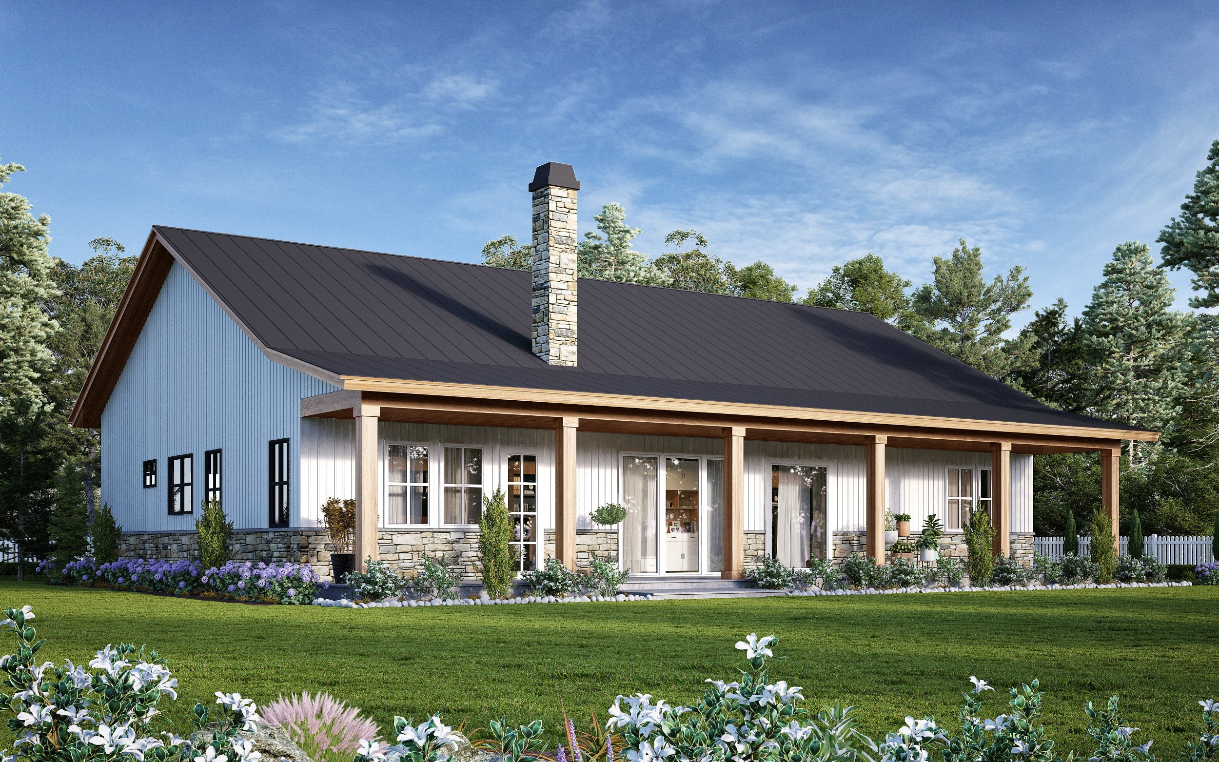 The Steelhide Lodge Steel Barndo House Kit