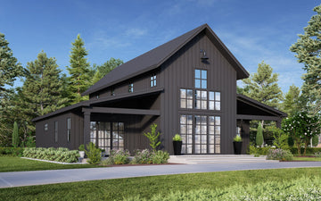 The Black Nest Steel Barndo House Kit