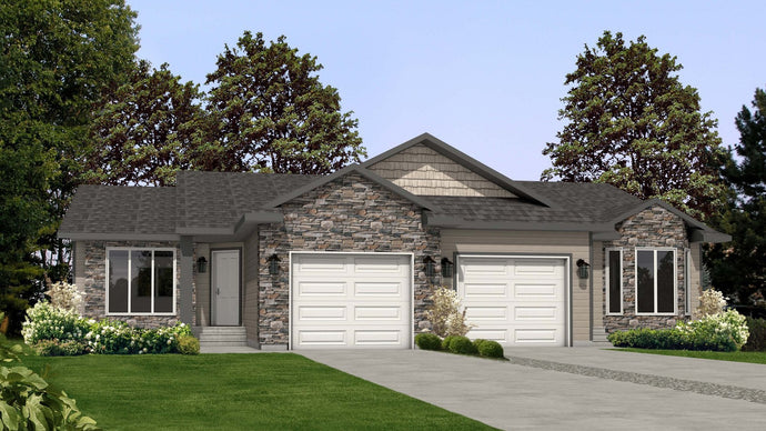 Alpine Glen Duplex House Kit - Home Kit – Custom House Plans & Custom ...