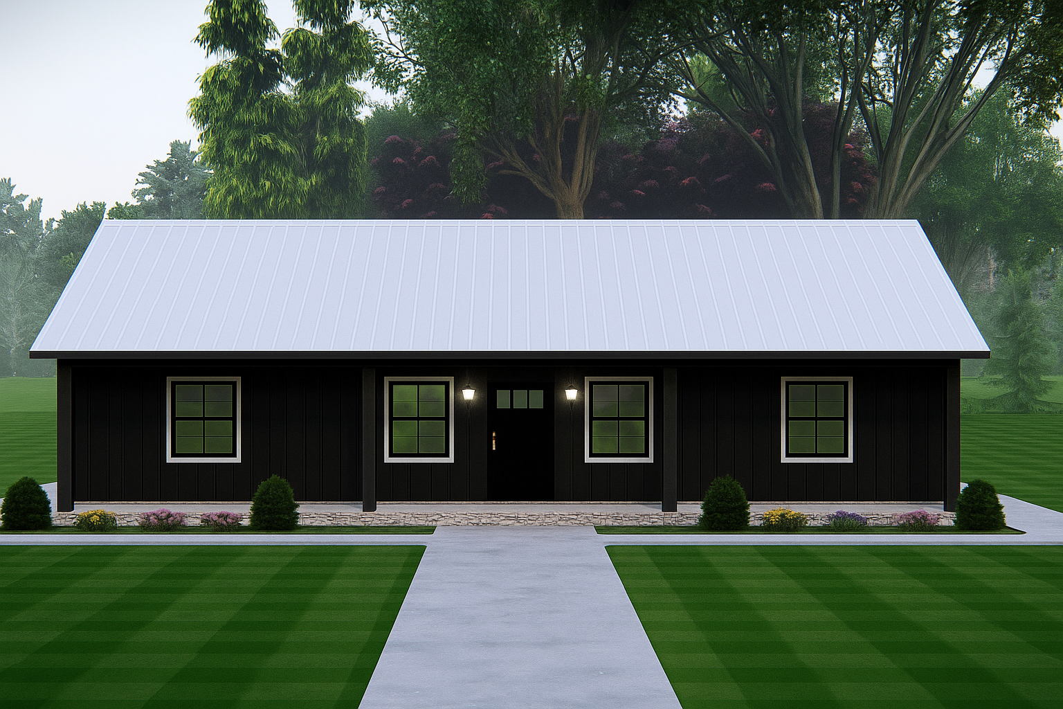 Lavender Bloom Cottage Affordable House Kit